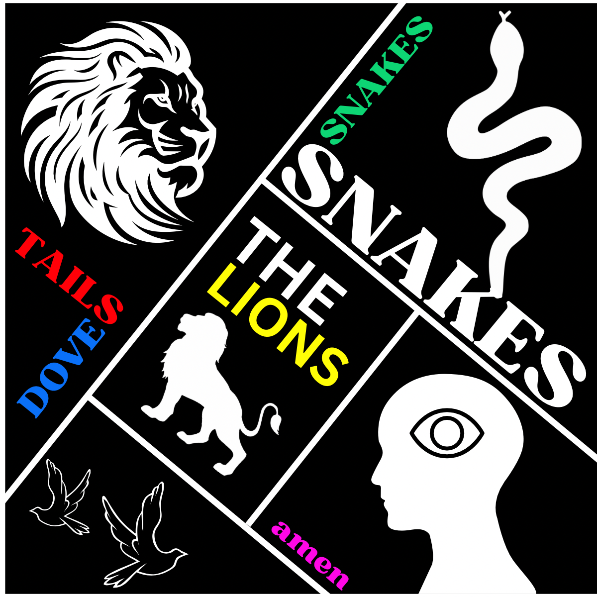 The Snakes and The Lions design